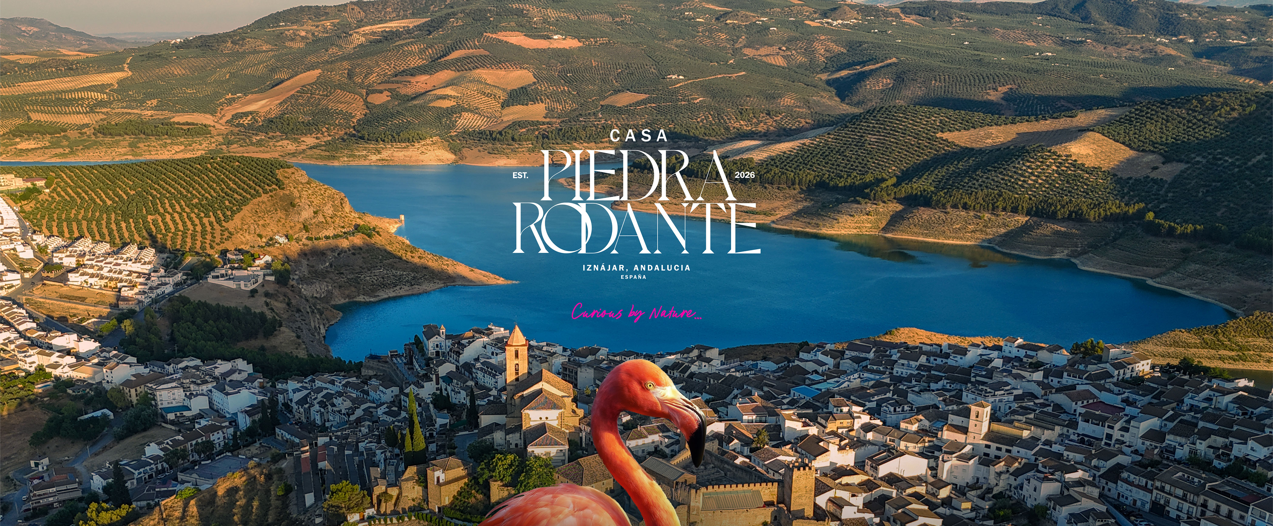 Casa Piedra Rodante — Boutique B&B overlooking the lake of Iznájar, Andalucía